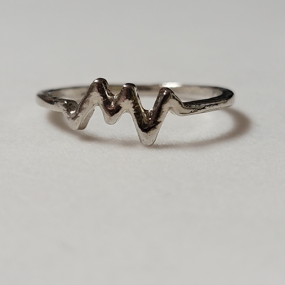 Three Stacking Rings - Love Knot - Heart Beat - Open Rhinestone - Picture 8 of 9